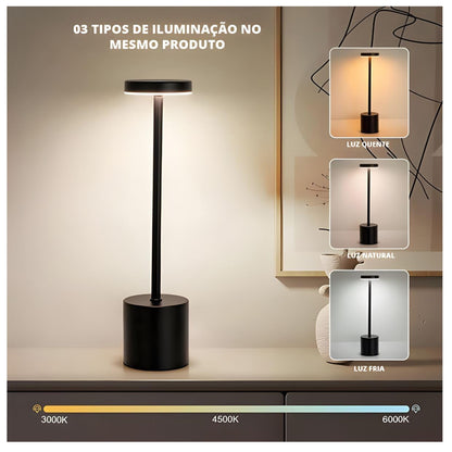 Lámpara LED de Mesa Inalámbrica Touch